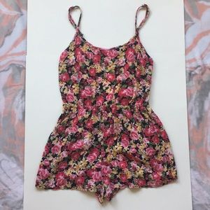 Floral Forever 21 Romper